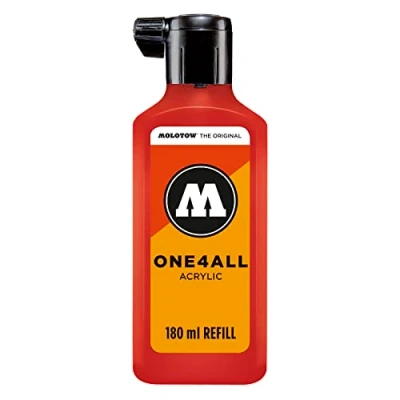 Image de Molotow Recharge Refill One4All Pour marqueur permanent 180 ml Rouge de signalisation