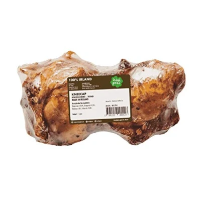 Image de Irish Pure Kneecap Genoux de Boeuf Séché, Os à Ronger pour Chien, sans Grain, Collation Mastiquer, 100% Naturel, Friandises Récompense, Snack 2 pièces env.7cm/260g