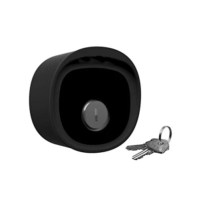 Image de SCS Sentinel, AAA0018, Sélecteur à Clés avec 2 pour Motorisation Portail, Branchement Filaire Sans Polarité, Contacteur Clé Antivandale, IP44, KeyGate, Noir