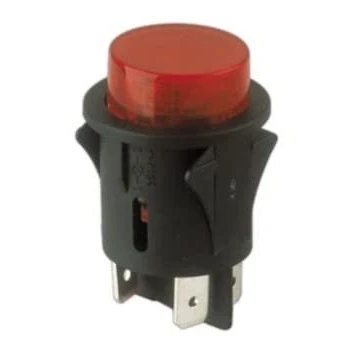 Image de Electro DH Interrupteur / poussoir unipolaire ON OFF Luminiso rouge