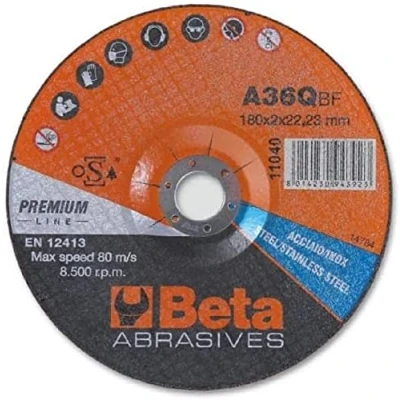 Image de BETA 11040 230 mmX2.0 Disques de Coupe pour Acier et INOX meuleuse d&#039;angle, 1 unité, diamètre mm, épaisseur 2,0 Trou 22,23 mm