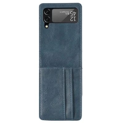 Image de imoshion Étui de téléphone portefeuille Luxe pour Samsung Galaxy Z Flip 3 Bleu foncé Neuf
