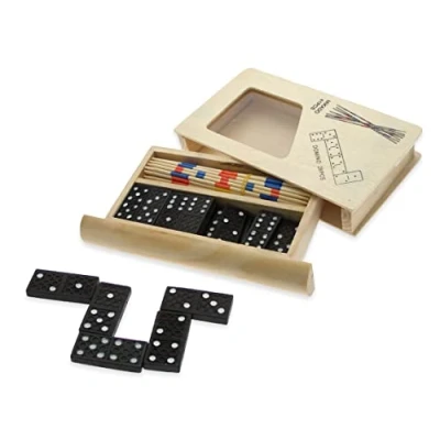 Image de Teorema Domino et Mikado Jeu de Table, Multicolore, VD40119