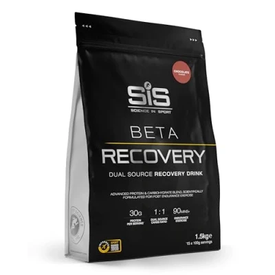 Image de Science in Sport BETA Recovery poudre 1,5kg Chocolat Boisson sportive de récupération en avec glucides et protéines dans un rapport 2:1, pour accompagner l’entraînement