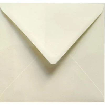 Image de Netuno Aster Laid Lot de 100 Enveloppes carrées côtelées écrues 15,3 x cm 120 g structurées élégantes pour invitations mariage, anniversaire, Noël, Pâques
