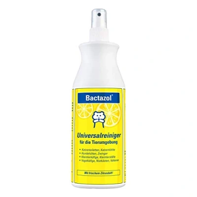 Image de Bactazol Nettoyant Universel 500 ML avec Parfum d&#039;agrumes Frais pour Chiens, Chats, Petits Animaux et Oiseaux