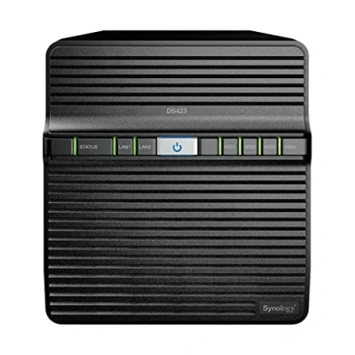Image de Synology DS423 Solution NAS de Bureau 4 Baies 16 to installée avec disques Western Digital Red Plus