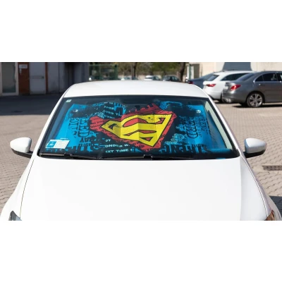 Image de SUPERMAN 10974 Pare soleil vitre automobile Bleu Aluminium 1