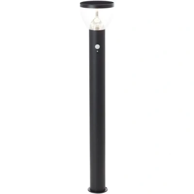 Image de Potelet extérieur BRILLIANT TULIP LED et solaire Détecteur de mouvement Acier inoxydable plastique 4 W Noir