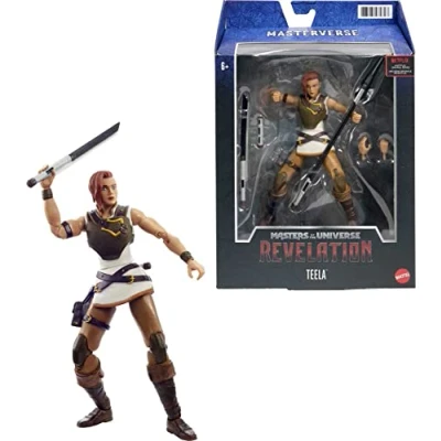Image de Masters of the Universe Maîtres de l’Univers Masterverse, figurine articulée combat Tila 18 cm, jouet pour collectionneurs et enfants dès 6 ans, GYV15