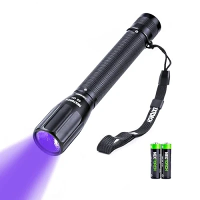 Image de NEXTORCH Lampe de poche UV LED 405 nm pour détecter les taches sur la moquette, tapis, résine imprimée 3D C2UV (405 UV)
