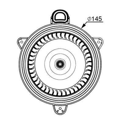 Image de MAHLE ORIGINAL AB 268 000P Pulseur d&#039;Air pour véhicules avec direction à gauche FORD: Ecosport Mk2
