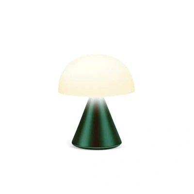 Image de Lexon MINA Mini lampe Champignon sans fil rechargeable, LED à poser ou de chevet, variateur d&#039;intensité, jusqu&#039;à 12h d&#039;autonomie Vert Sombre