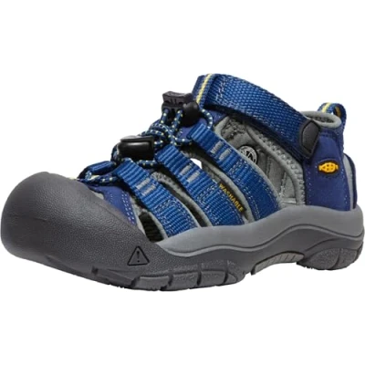 Image de Keen Newport H2 Unisex Sandales de randonnée pour enfants, Taille: 24, Blue depth/gargoyle Textile