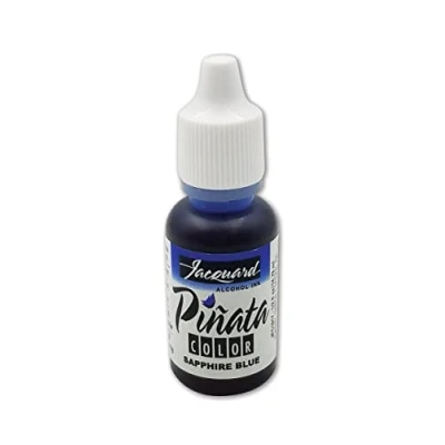 Image de Jacquard Products Encres à Alcool Pinata, Bleu Saphir, 1/2 oz