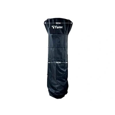 Image de FAVEX Housse Parasol Chauffant Universelle 70 90 cm Imperméable Protection UV Antivieillissement Noir