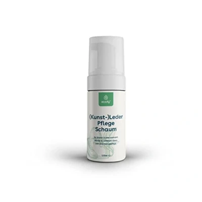 Image de Mousse d&#039;entretien pour cuir véritable, synthétique, synthétique imprégnée, rafraîchit et nourrit chaussures, sacs, sièges en cuir, canapé, canapé (125 ml)