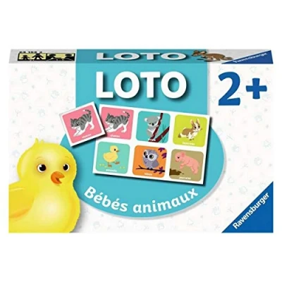 Image de Ravensburger jeu Educatif Loto Les bébés animaux Un premier éducatif mêlant observation, association et mémorisation A partir de 2 ans 24155