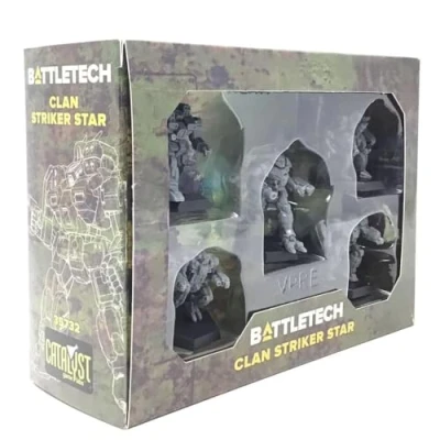 Image de Catalyst Game Labs BattleTech Mini Force Pack : Clan Striker Star, CAT35732, Gris