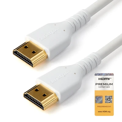Image de StarTech.com Câble HDMI de haute vitesse avec Ethernet 1 m 4K 60 Hz Premium Neuf