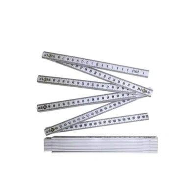 Image de Toolland Mètre pliant en fibre de verre durable, instrument mesure précision et outil pratique, 2 m