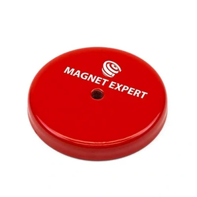 Image de Magnet de Pot á Lime en Ferrite C/W M6 Trou Fileté Pour Les Applications Semi Permanentes 66mm dia x 11mm D&#039;Épaisseur Put 25kg Pack 4