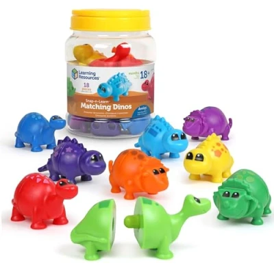 Image de Learning Resources Dinosaures Snap n Learn .