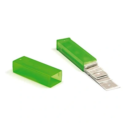 Image de Unger Lot de 25 lames grattoir en verre carbone TR100 avec bords tranchants des deux côtés, 10 cm