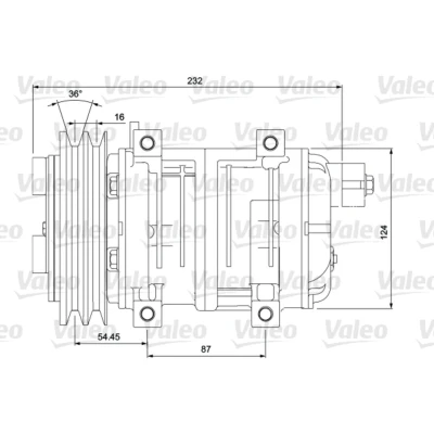 Image de VALEO 700868 Compresseur, climatisation 24V NEW ORIGINAL PART