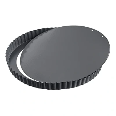 Image de Kaiser 637259 Plat Tourte et Quiche La Forme Plus Gris