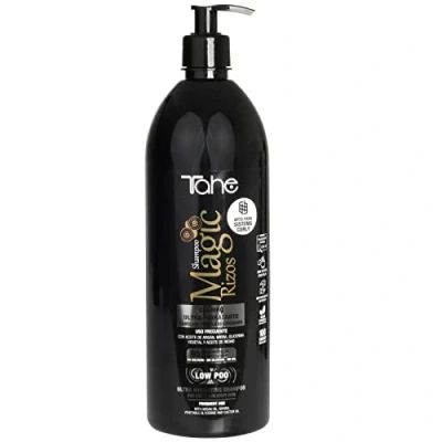 Image de Tahe Magic Rizos Shampooing ultra hydratant sans sulfates pour cheveux ondulés et bouclés Low Poo (1000 ml)