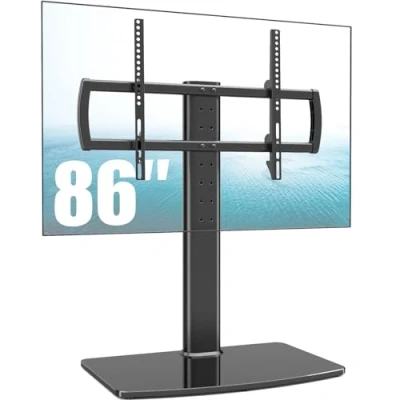 Image de Meuble Support TV, Réglage en Hauteur pour Téléviseur LCD de 40 à 86 Pouce Ecran LED Plasma