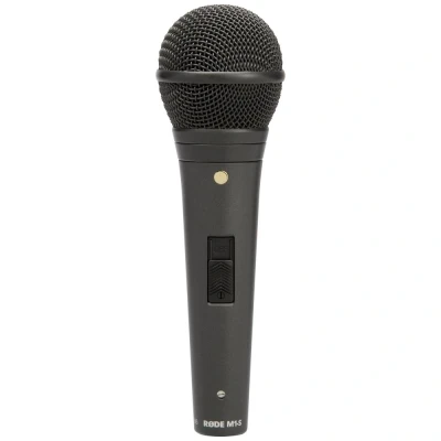 Image de RØDE M1 S Microphone dynamique cardioïde pour performances en direct avec interrupteur verrouillable voix et production musicale