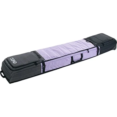 Image de EVOC SNOW GEAR ROLLER Sac pour skis et snowboard (pliable, 3 4 paires de ou 2 snowboards, roulettes skate interchangeables, avec compartiment avalanche, taille : L), multicolore