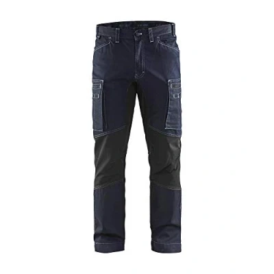 Image de Blaklader 14591142 Service Pantalon Stretch, Bleu marine / Noir, taille C44