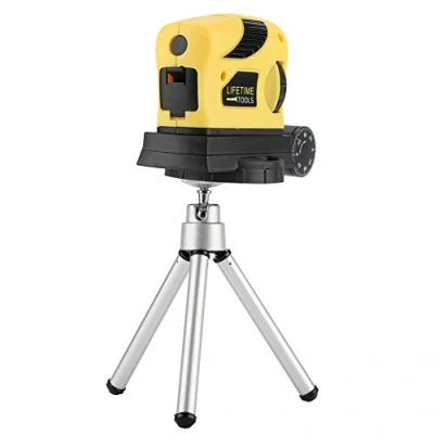 Image de SOULONG Niveau Laser Règle de avec Trépied 360 Rotatif pour Mesures Angles et Droits Outil Réglage Alignement
