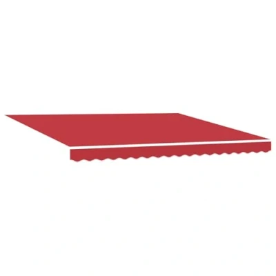 Image de vidaXL Tissu d&#039;auvent de Rechange pour Cadre 4x3.5 m Rouge
