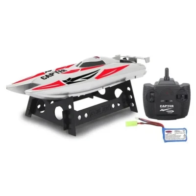 Image de Jamara Capter Speedboot Blanc/Rouge Li ION 7,4V 2,4GHz