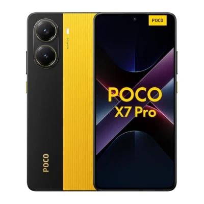Image de Smartphone Xiaomi POCO X7 Pro,12+512GB,jaune,caméra principale 50MP avec OIS, Batterie 6000mAh Hypercharge 90W, IP68, fonctionnalités IA (chargeur non inclus)(Version Française+2 Ans de Garantie)
