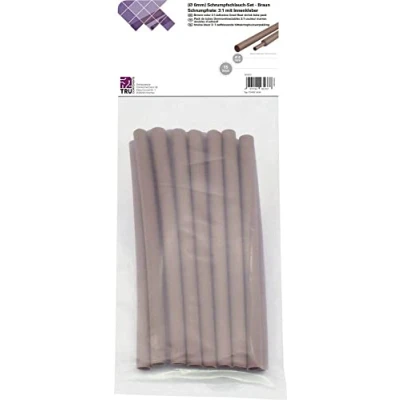 Image de TRU COMPONENTS T1902CA034 Assortiment de gaines thermorétractables marron 6 mm 2 Taux retreint:3:1 15 pc(s)