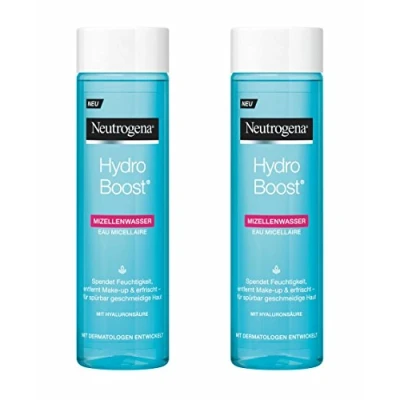 Image de Neutrogena Hydro Boost Eau micellaire Nettoyage efficace et doux du visage 2 x 200 ml