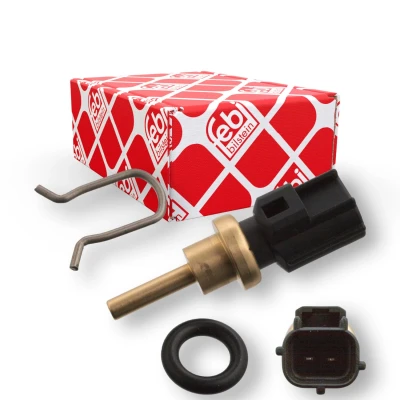 Image de FEBI BILSTEIN 103648 Sonde de Température Liquide Refroidissement noir avec joint d&#039;étanchéite, ressort retenue FORD: S Max Mk1, Focus 2