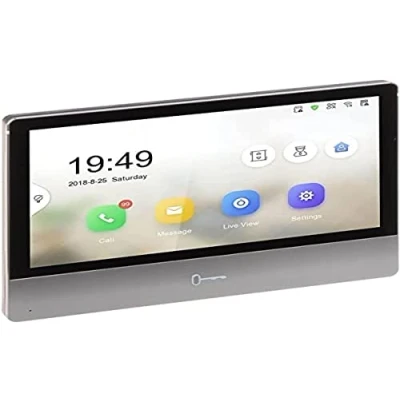 Image de Moniteur vidéo IP tactile 7&#039; PoE Noir Hikvision DS KH8350 WTE1 Compatible avec la caméra