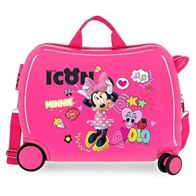 Image de Disney Enjoy Minnie Icon Valise Enfant Rose 50x38x20 cms Rigide ABS Serrure à combinaison 34L 2,3Kgs 4 roues Bagage main