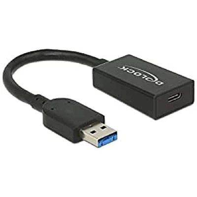 Image de DeLOCK 65698 câble USB 0,15 m 3.2 Gen 2 (3.1 2) A C Noir