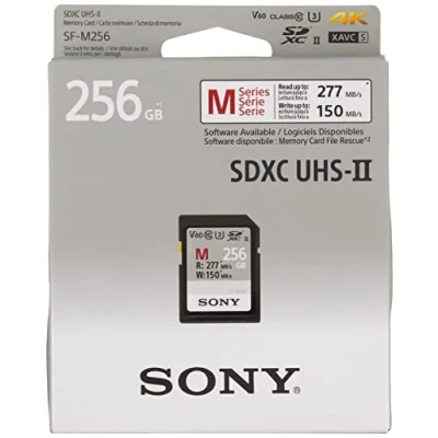 Image de Sony SF M256 mémoire Flash 256 Go SD UHS II Classe 10
