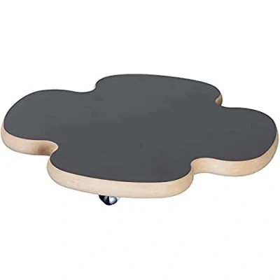 Image de Wagner Support à roulettes pour Pot de Fleur Noir Ø 33 x 4 cm I l&#039;intérieur Roule en MDF avec revêtement mélamine, Capacité Charge 100 kg Made in Germany 20027601