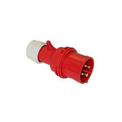 Image de Prise PCE Twist 32A 4P 6H IP44 Rouge Prêt à poser Extérieur