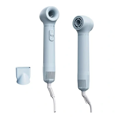 Image de QL Mini Sèche Cheveux Portable,Seche de Voyage,3 Temperatures / 2 Speeds，Concentrator Included，Compact Léger Hair Dryer pour la Maison, l&#039;Hôtel, le Dortoir, Bleu Clair