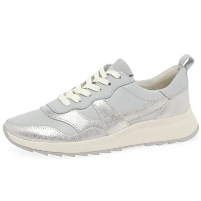 Image de Clarks Femme Dashlite Jazz Basket, Gris Clair Combi, 41 EU